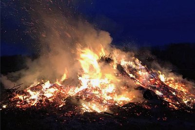 Das Hexenfeuer wurde nach drei Jahren Pause wegen Corona wieder organisiert. 