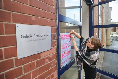 Seit einem halben Jahr ist die Galerie Borssenanger im Wirkbau ansässig.