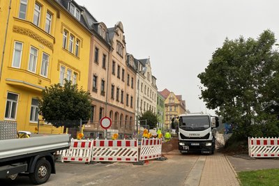 Seit Anfang August ist die Lutherstraße gesperrt.