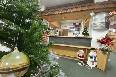 Ausverkauf vor Weihnachten.