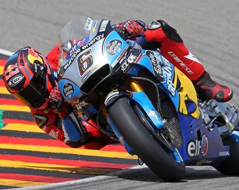 Bradl am Freitag auf dem Sachsenring.