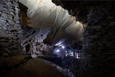 Die Drachenhöhle Syrau wurde 1928 zufällig entdeckt. 