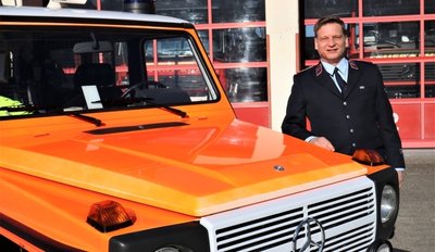Silvio Schindler ist seit 2021 hauptamtlicher Stadtwehrleiter von Flöha. 