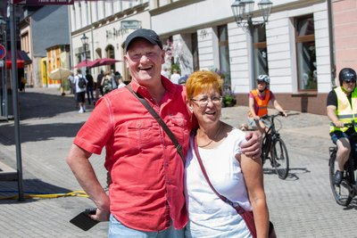 Die größten Fans und richtig stolz: Gert und Kerstin Ziehr, die Eltern der neuen Weltrekord-Halterin.