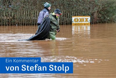 Die Betroffenen am Lungitzbach in Niederlungwitz haben den Kanal buchstäblich voll.