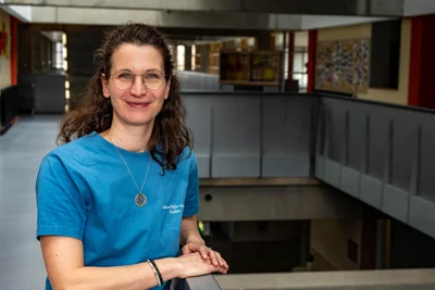 Katja Striesche arbeitet seit 25 Jahren für die Wilhelm-Pfeffer-Schule.