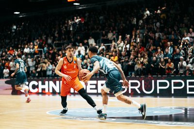 Wes van Beck im Spiel gegen Heidelberg