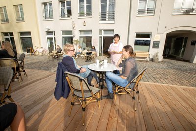 Patisserie Klein und Fein, von links: Christina Grafe, Evelin Lange, Susann Lorenz.