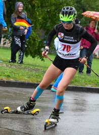 Thea Häckel überzeugte in Deggenfeld mit einem ersten und einem dritten Platz. 
