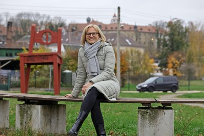 Maria Warmuth ist die Vorsitzende des Vereins „Wir im Wehrdigt“.