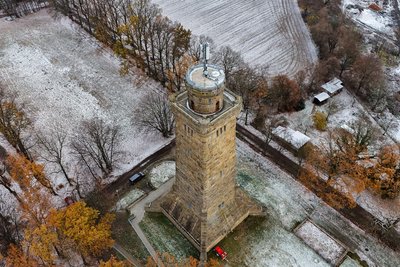 Der Glauchauer Bismarckturm ist der größte noch erhaltene seiner Art in Deutschland.