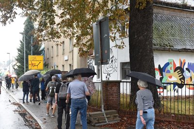 IBUG-Besucher trotzen dem Regenwetter.