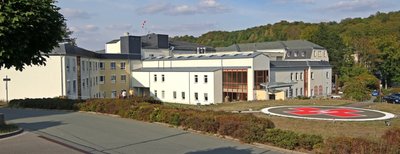 Das DRK-Krankenhaus in Lichtenstein. Zurzeit werden Pläne zu Strukturveränderungen diskutiert. 