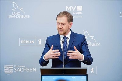 Michael Kretschmer war in diesem Jahr unter anderem in Johanngeorgenstadt zum Bürgerdialog da. 