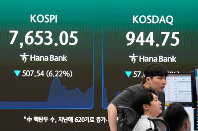 Der südkoreanische Leitindex hat am Montagmorgen deutlich nachgegeben.