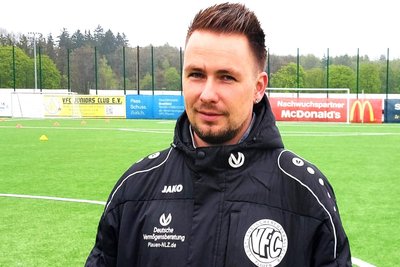 Norman Zschach, Trainer der A-Junioren des VFC Plauen.