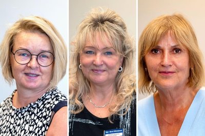 Starkes Trio: Andrea Häfner (links) ist die Leiterin der FAW im Vogtland und Ostthüringen, Christina Zetzsche (Mitte) managt das Integrationshotel, Corinna Gerling ist Chefin des BTZ.