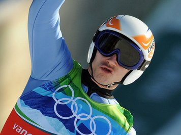 Silber mit dem deutschen Team: Michael Neumayer