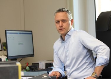 Carsten Michaelis in seinem Büro. Seit 2016 ist er Beigeordneter im Landratsamt. Am Mittwoch will ihn die CDU als Kandidat für die Landratswahl nominieren. 