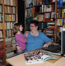 Hochbegabte Almut Nitzsche mit ihrer Tochter Alrike