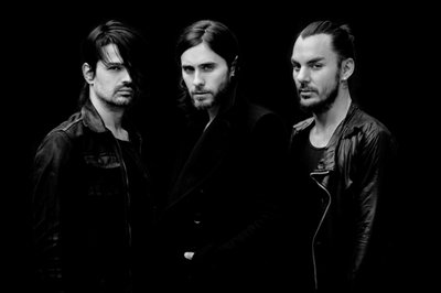 Tomislav Milicevic, Jared Leto und Shannon Leto (von links).