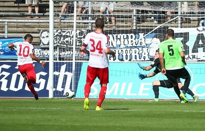 Treffer zum 1:0 durch Torschütze Cauly Oliveira Souza.