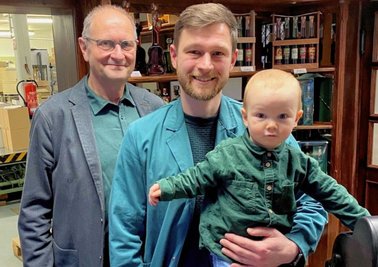 Dreimal Thomas Lauer. Bei Zill und Engler tragen Opa, Sohn und Enkel den selben Namen.