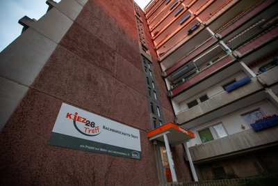 Im Chrieschwitzer Wohngebietstreff „Kiez 28“ trafen sich Einwohner mit den Linken-Politikern.