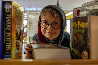 Beim Thementag ging es auch um Harry Potter, was bei Lui Engel aus Falkenstein gut ankam.