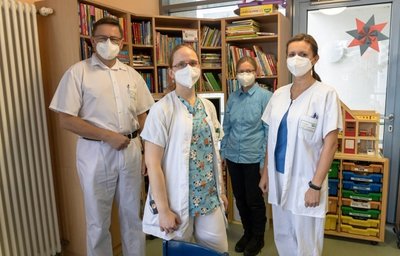 Ein Teil des neuen Vorstandes: (v. l.) Dr. Ulf Meyer, Dr. Mandy Nestler-Ullmann, Friederike Schlemmer und MUDr. Jana Ondriasova.