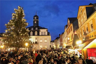 Der Schwarzenberger Weihnachtsmarkt, eine Impression von 2018.