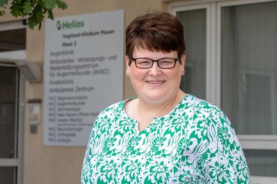Dr. Simone Pötzsch ist Chefärztin für Kinder- und Jugendmedizin am Plauener Helios-Klinikum.