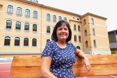 Gabriele Dobler, Schulleiterin in Schönheide, geht in den Ruhestand. 