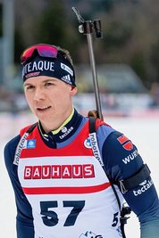Justus Strelow, Biathlet von derSG Schmiedeberg. 