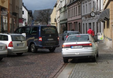 Grünthaler Straße in Olbernhau