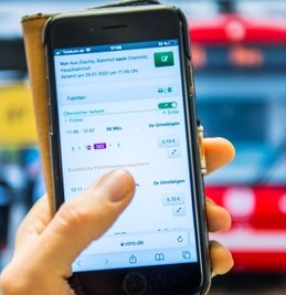 Bei der Suche in der digitalen Fahrplanauskunft fehlt die Aue-Linie der Citybahn oft.