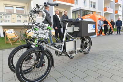 Ein E-Lastenrad wie auf diesem Foto aus dem Jahr 2022 wurde in Freiberg gestohlen.