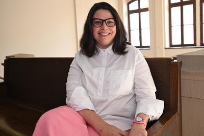 Marion Stopfinger, wissenschaftliche Mitarbeiterin der Gedenkstätte Hoheneck, bringt künftig ihre Erfahrungen aus der Zeitzeugenarbeit ein.