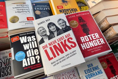 Bücher von Penguin auf der Leipziger Buchmesse: Wühltisch mit Kartenlesegerät?