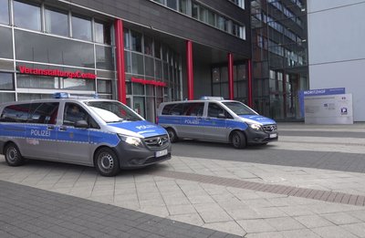 Eine Serie von Bombendrohungen sorgte 2018 für Polizeieinsätze am Chemnitzer Moritzhof. So auch am Mittwoch wieder.