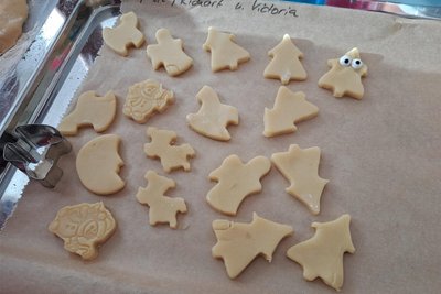Die Kinder konnten aus vielen Ausstechförmchen wählen.