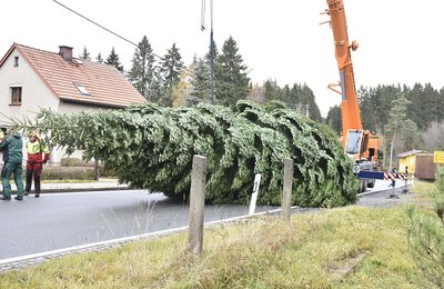 Die ersten Meter in Richtung Zwickau.
