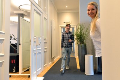 Stefanie und Christian Vágó haben ihre Physiotherapie Validum auf die ehemaligen Posträume erweitert.