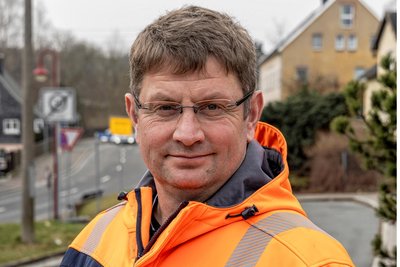 Thums Bauhofleiter Kai Morgenstern hat intensiv nach einem passenden Bagger gesucht. Er ist fündig geworden.