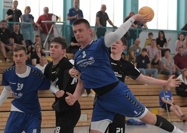 19 Tore in 3 Spielen: Aues Rückraumakteur Maximilian Hinz erwies sich im Qualifikationsturnier für die Bundesliga als echte Bank. 