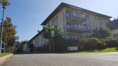 Das Pflegeheim Haus Ölbaum in Markneukirchen. 