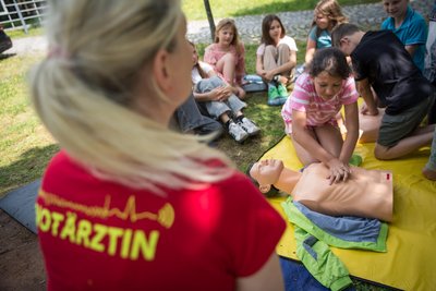 Am Stollberger Gymnasium fand im Vorjahr bereits ein Erste-Hilfe-Tag statt.