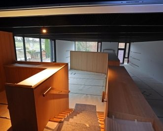 So sieht die neue Ausstellungsfläche im Depot des Karl-May-Hauses aus.