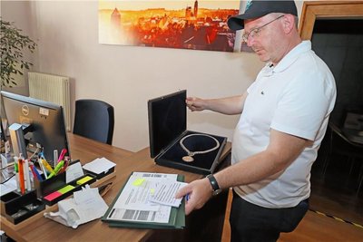 Gut vorbereitet: Oberbürgermeister Sven Krüger findet am Morgen alles vor, was er den Tag über benötigt.