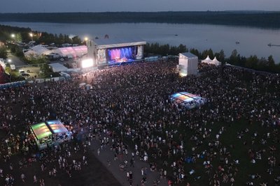 30.000 Besucher kommen jedes Jahr zum Highfield-Festival am Störmthaler See.